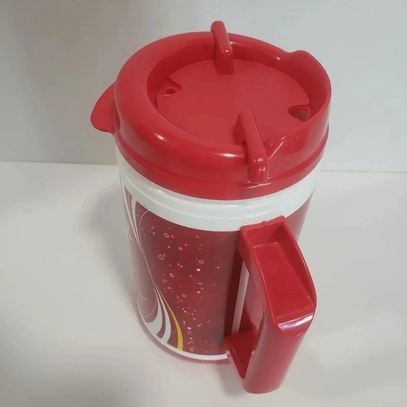 Vintage Whirley Red Coca-Cola Classic Travel  Mug. - Picture 2 of 6